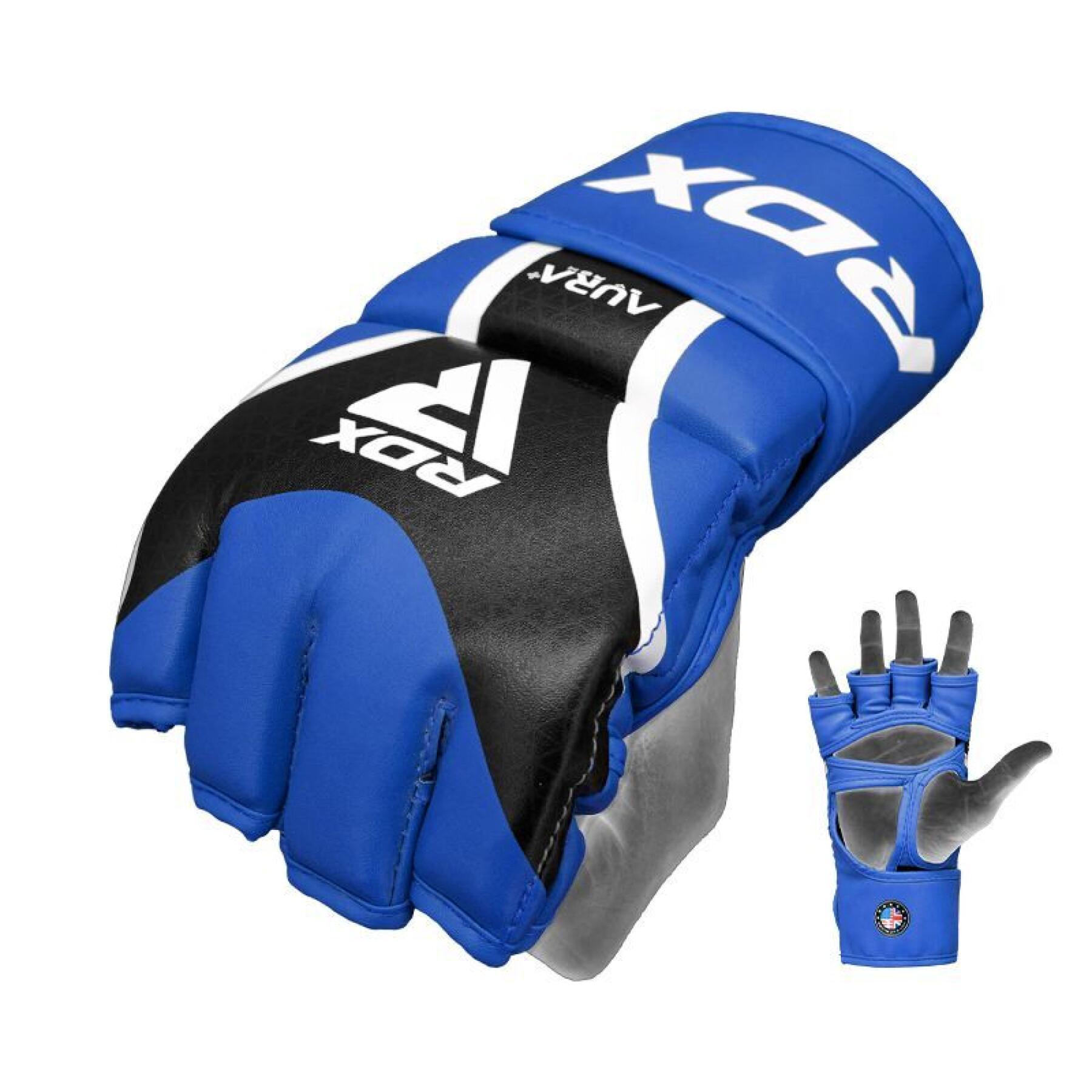 Guantes MMA RDX Azul Negro - GGR-T17UB