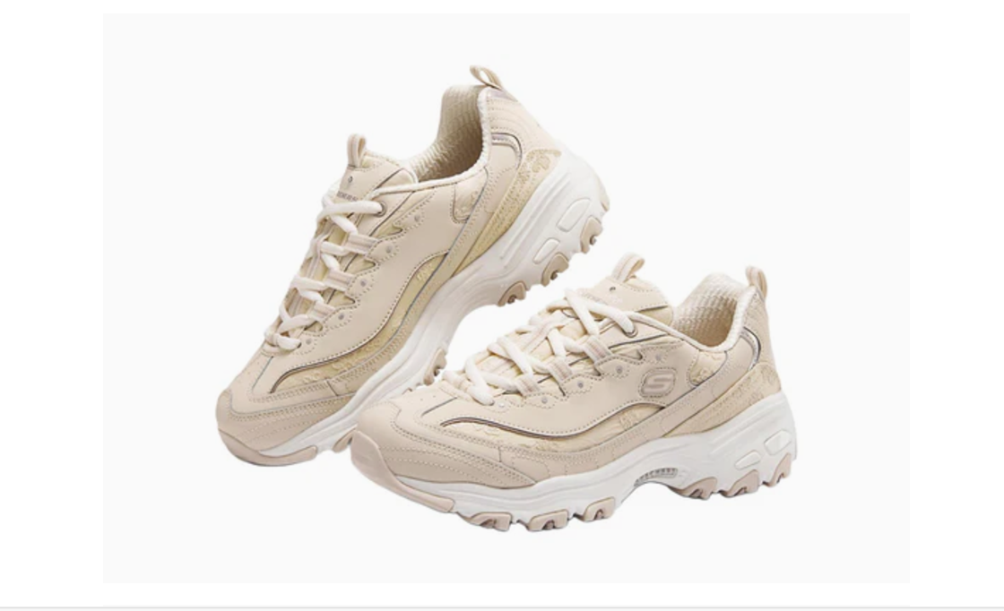 Tenis SKECHERS Dama Dlite Finest Pick Natural - 150038-NAT