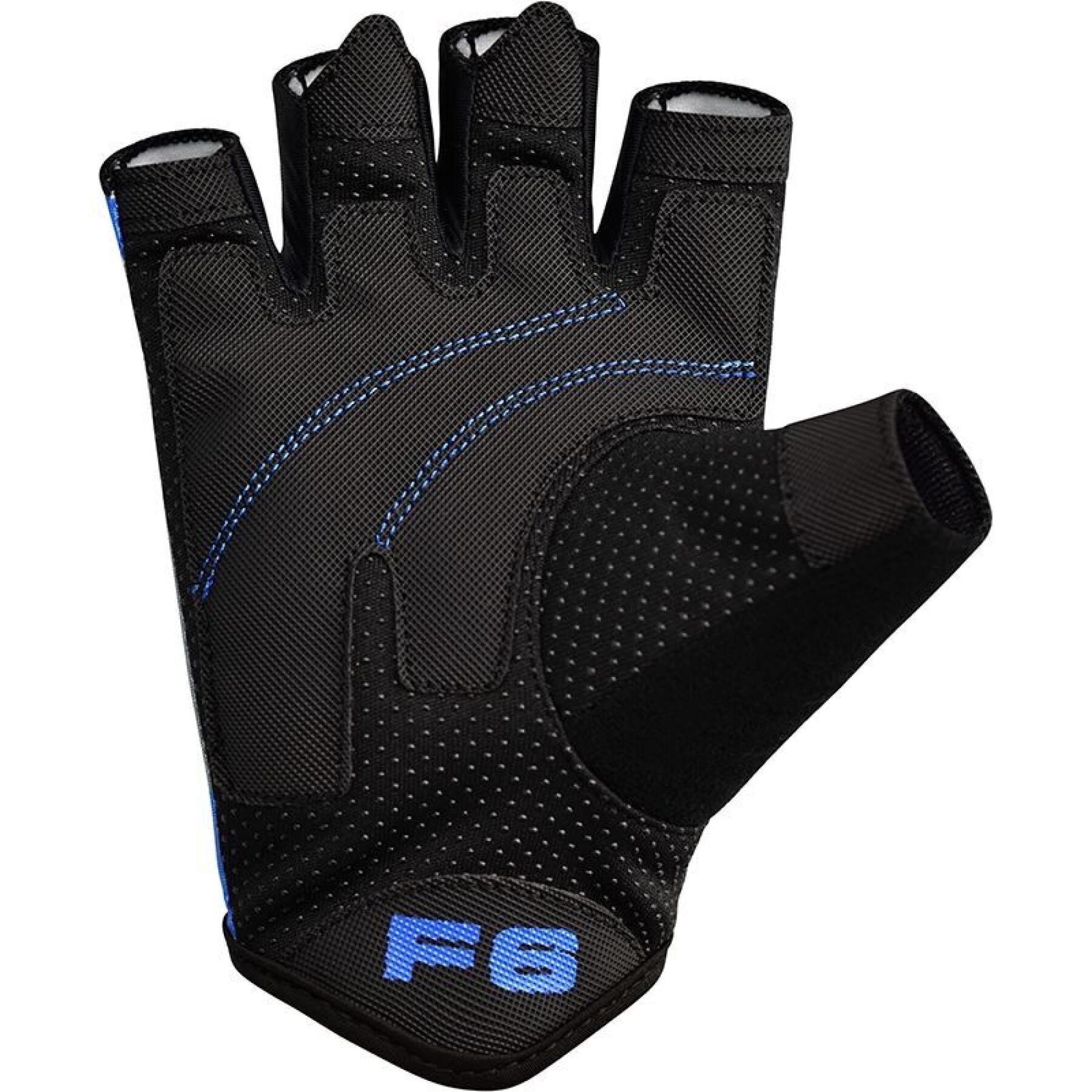 Guantes  RDX Negro Azul- WGS-F6U