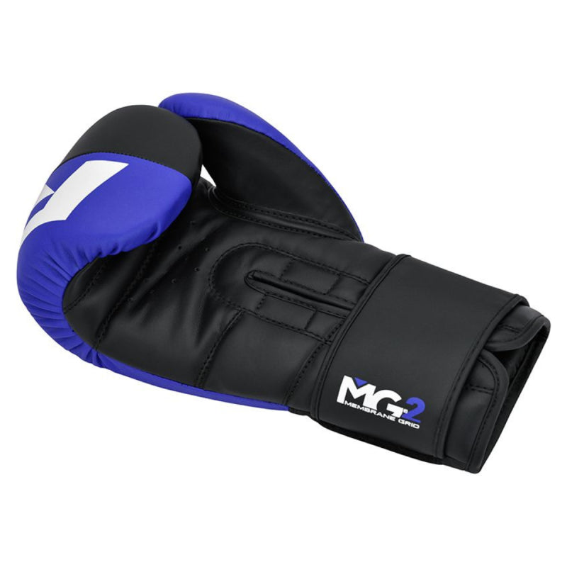 Guantes Boxeo RDX -	Negro Azul - BGR-F4U