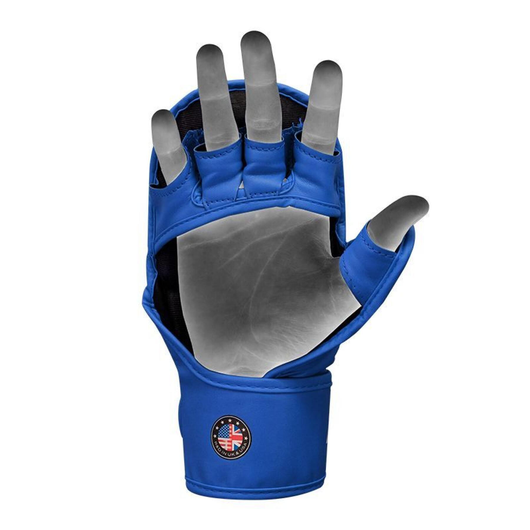 Guantes MMA RDX Azul Negro - GSR-T17UB