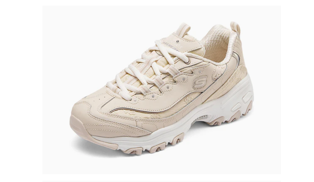Tenis SKECHERS Dama Dlite Finest Pick Natural - 150038-NAT