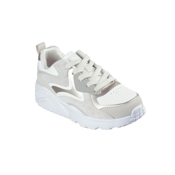 Tenis SKECHERS Junior Uno Lite Metallic Blast Natural - 310371L-NAT