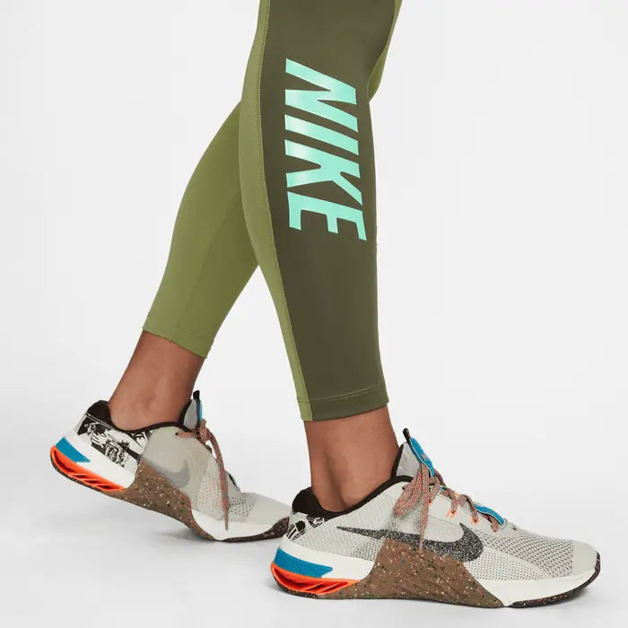 Licra NIKE Dama Training Larga Verde - DQ5550-335
