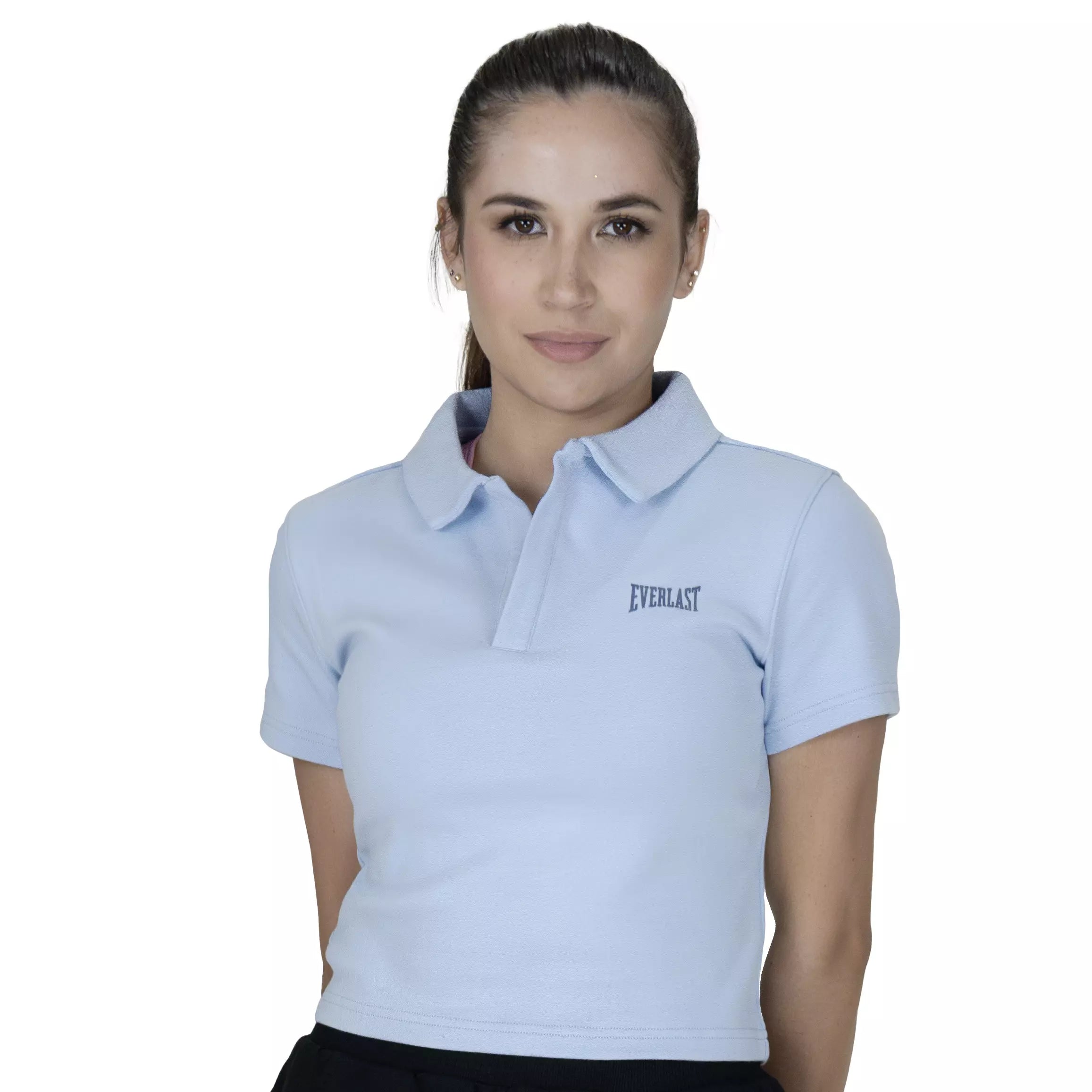 Crop top Polo Lila Everlast dama - EV73NBL409
