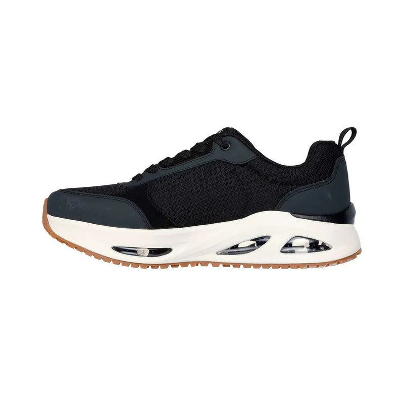 Tenis SKECHERS Hombre Uno Ego Currant Air Negro Blanco - 183300-BLK