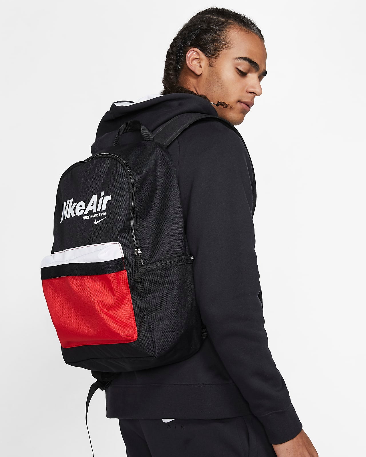 Moral Nike Negro con rojo y blanco - CT5224-010