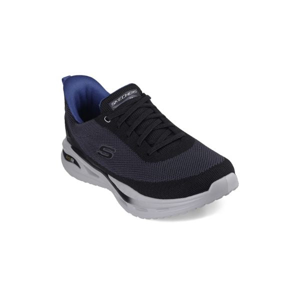 Tenis SKECHERS Hombre  Arch Fit Orvan Kincade Negro Gris - 210994-BLK