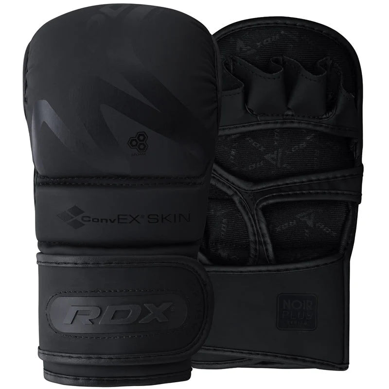 Guantes MMA RDX Negro Mate - GSR-T15MB