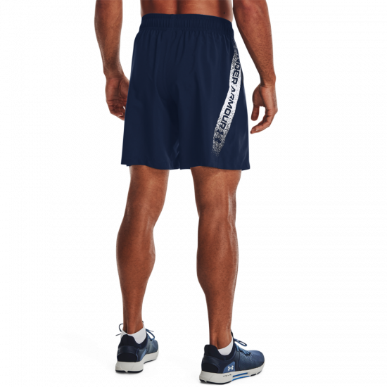 Pantaloneta Under Armour Hombre Azul Oscuro Entrenamiento - 1370388-408