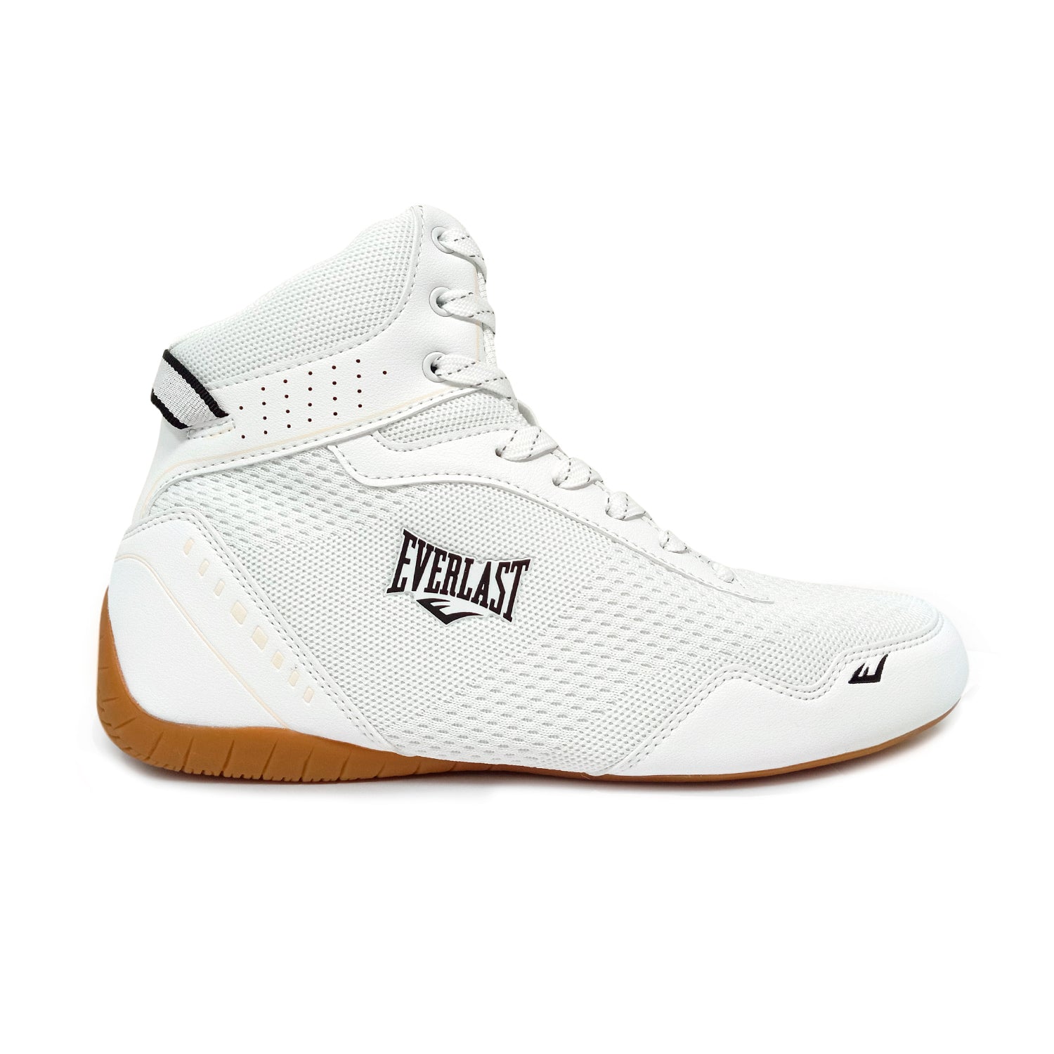 Botas Boxeo Everlast Unisex Blanca Suela Goma - STALLION -C2