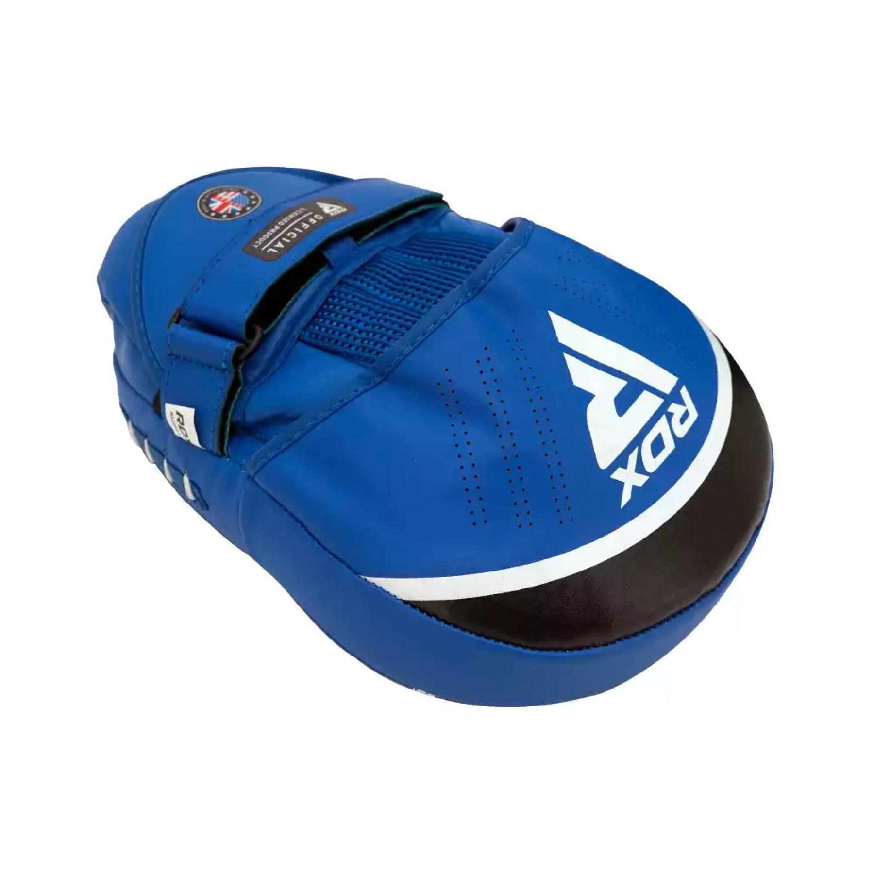 Guante De Entrenador RDX Negro Azul - FPR-T17UB