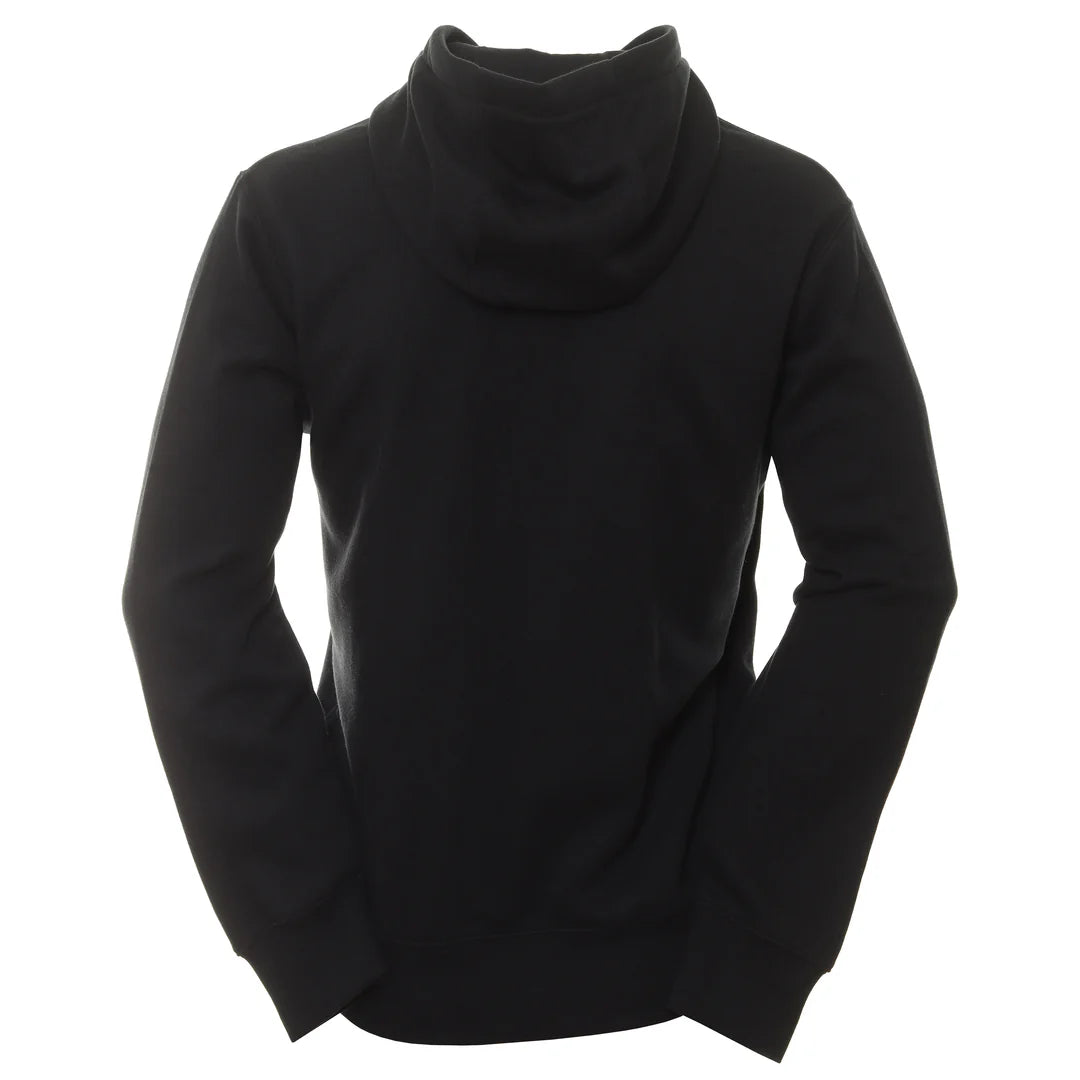 Hoddie Nike Hombre Cerrado Capota Algodón Negro - BV2654-010