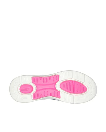 Tenis Dama SKECHERS Go Walk Arch Fit Azul Rosa - 124880-NVHP