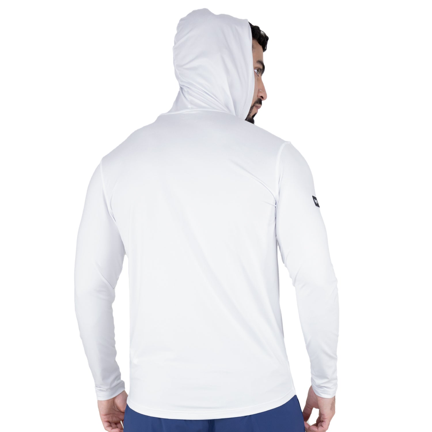 Hoodye EVERLAST Hombre Blanco Licrado Training - EV94HEM558