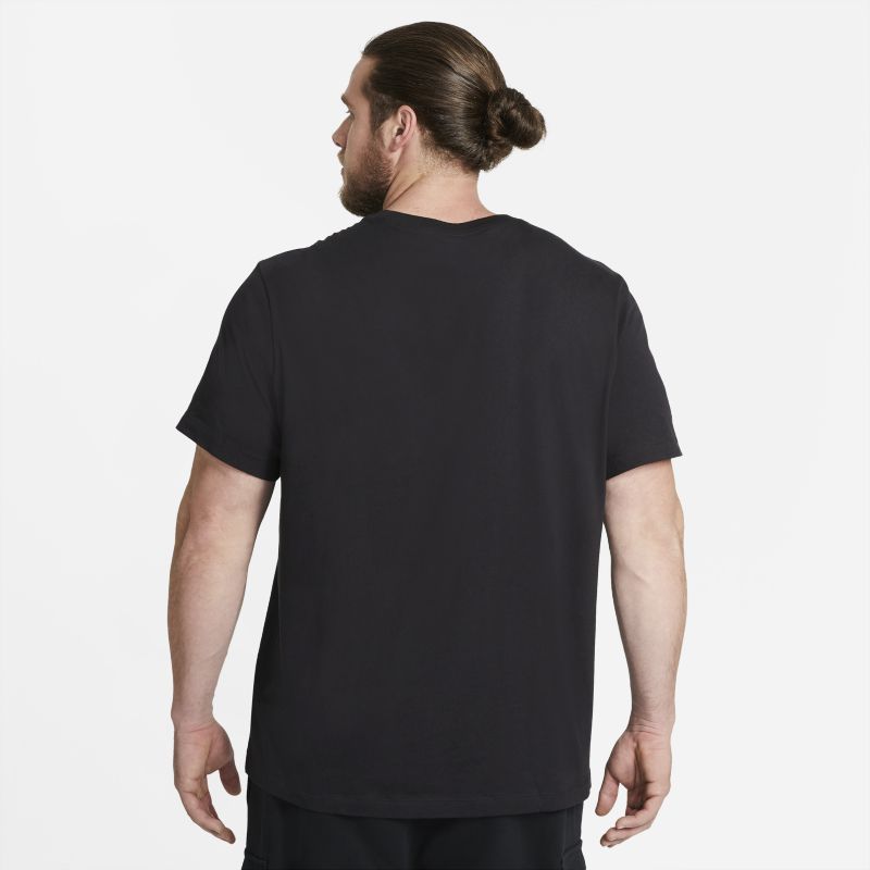 Camiseta Nike Hombre Algodón Negra - AR4997-013