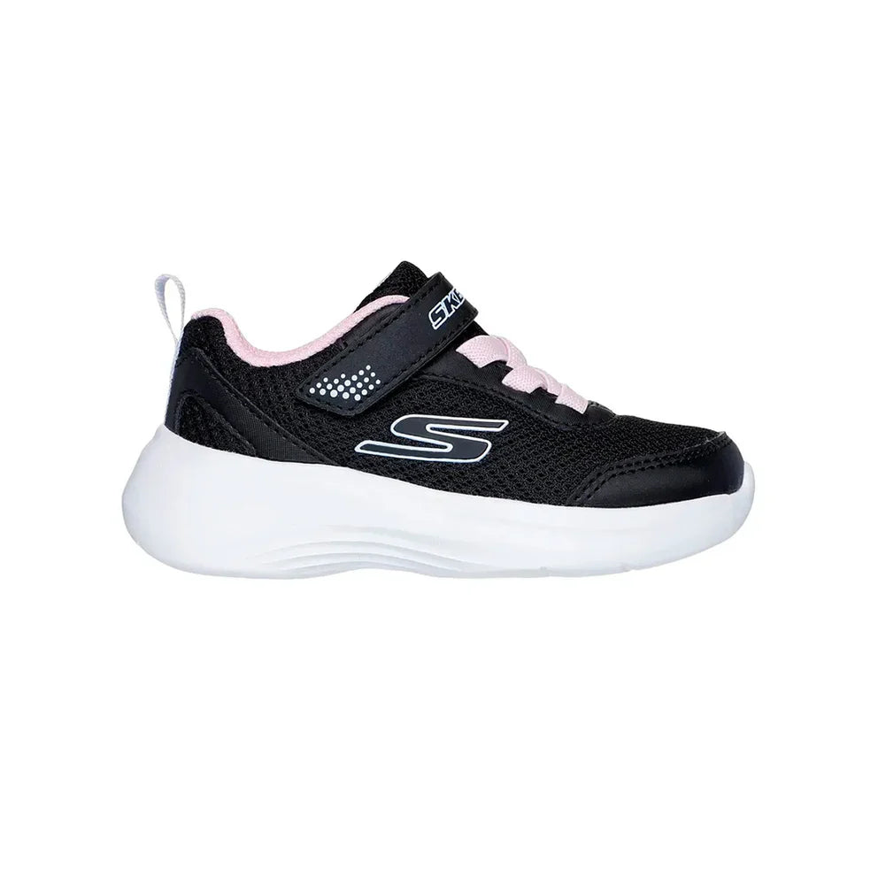 Tenis SKECHERS Junior Selector Reset Achieved Negro Blanco - 303573N-BLK