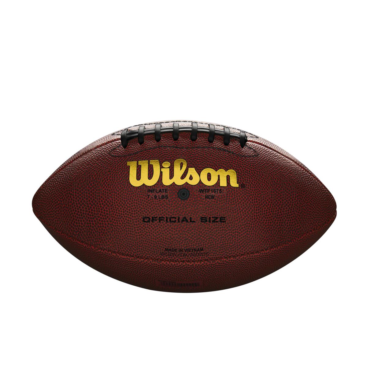BALON FUTBOL WILSON Americano Nfl Oficial Cuero - WTF1675XB