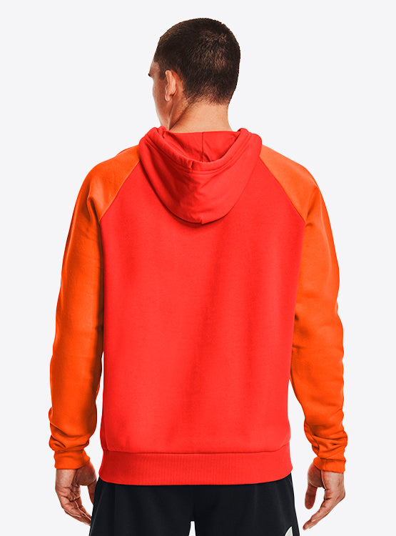 Hoodye UNDER ARMOUR Hombre Cerrado Algodón Naranja - 1366357-860