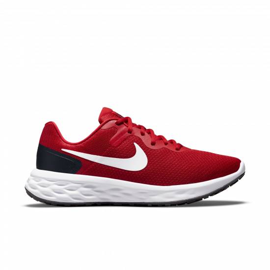 Tenis Nike Hombre Revolution 6 NN Rojo Con Blanco - DC3728-600