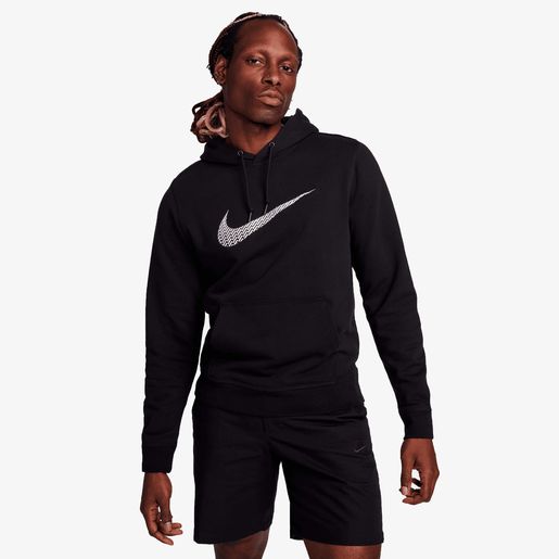 Hoddie Nike Hombre Cerrado Capota Negro - 694099-010