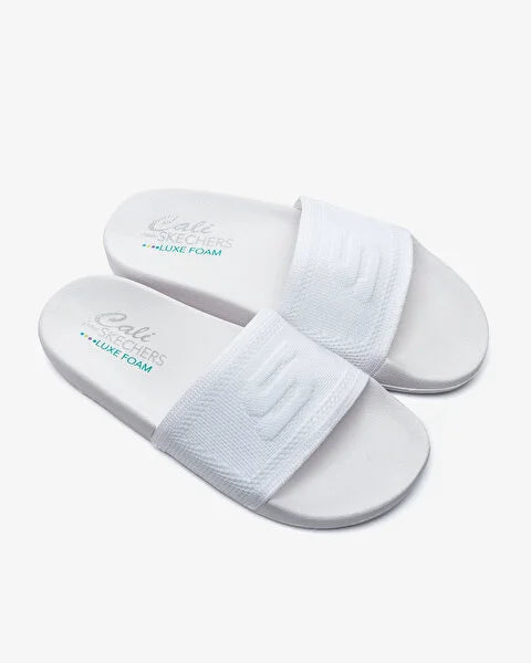 Chanclas skechers Dama Undisturbed Todas Blancas - 119250-WHT