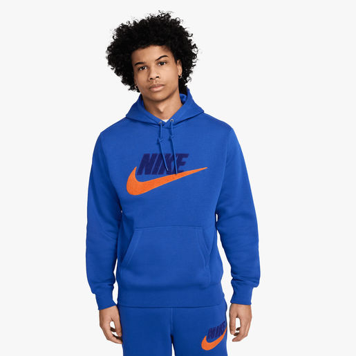 Hoodye NIKE Hombre Azul Algodón Cerrado - FN3104-480