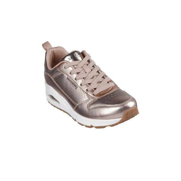 Tenis SKECHERS Dama Uno Metallixs Dorado Rosa - 177109-RSGD