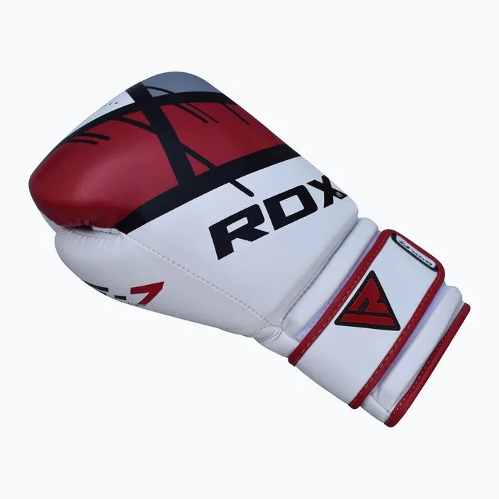 Guantes Boxeo RDX Rojo Blanco - BGR-F7R