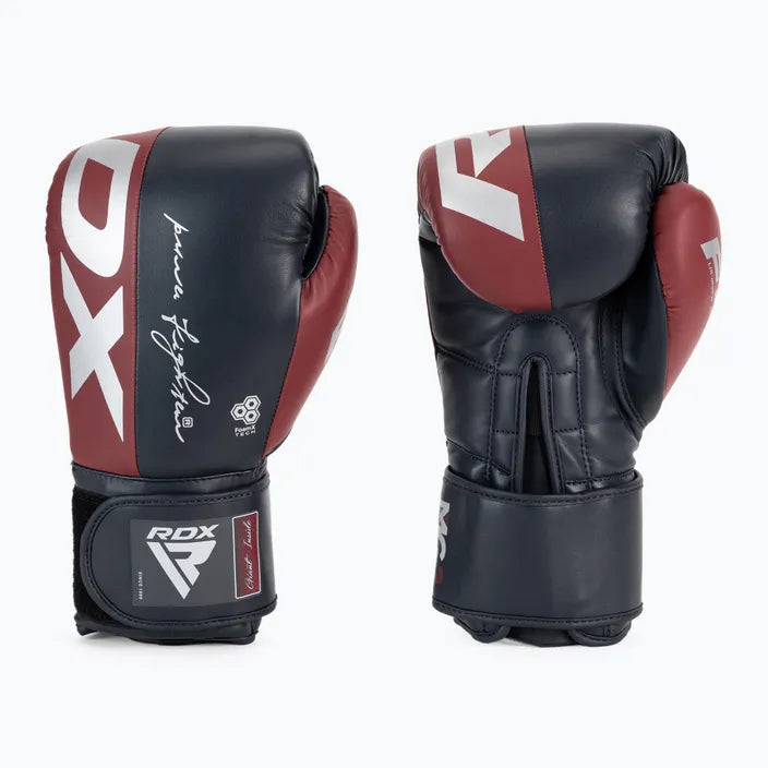 Guantes Boxeo RDX Negro Vinotinto - BGR-F4MU