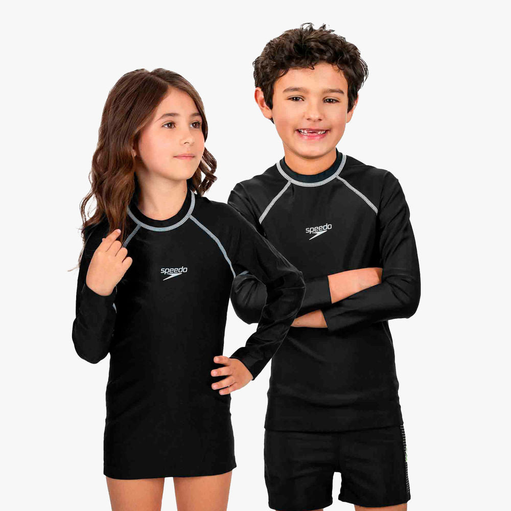 T Shirt Speedo Ml Hyden Negro Junior - 8N010140000