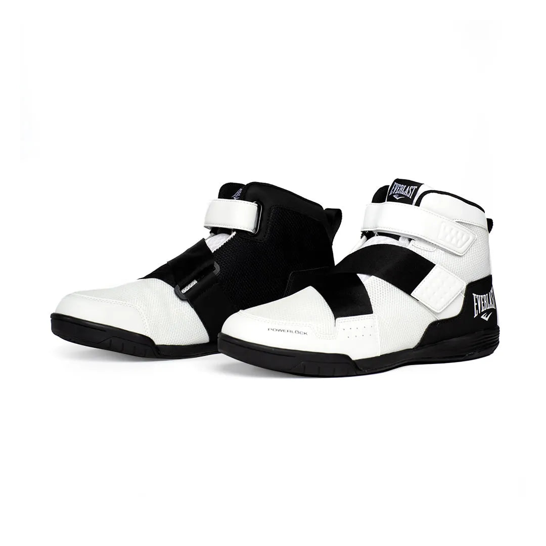 BOTAS CORTAS BOXEO POWERLOCK BLANCA NEGRA UNISEX P00003410-BLANCA
