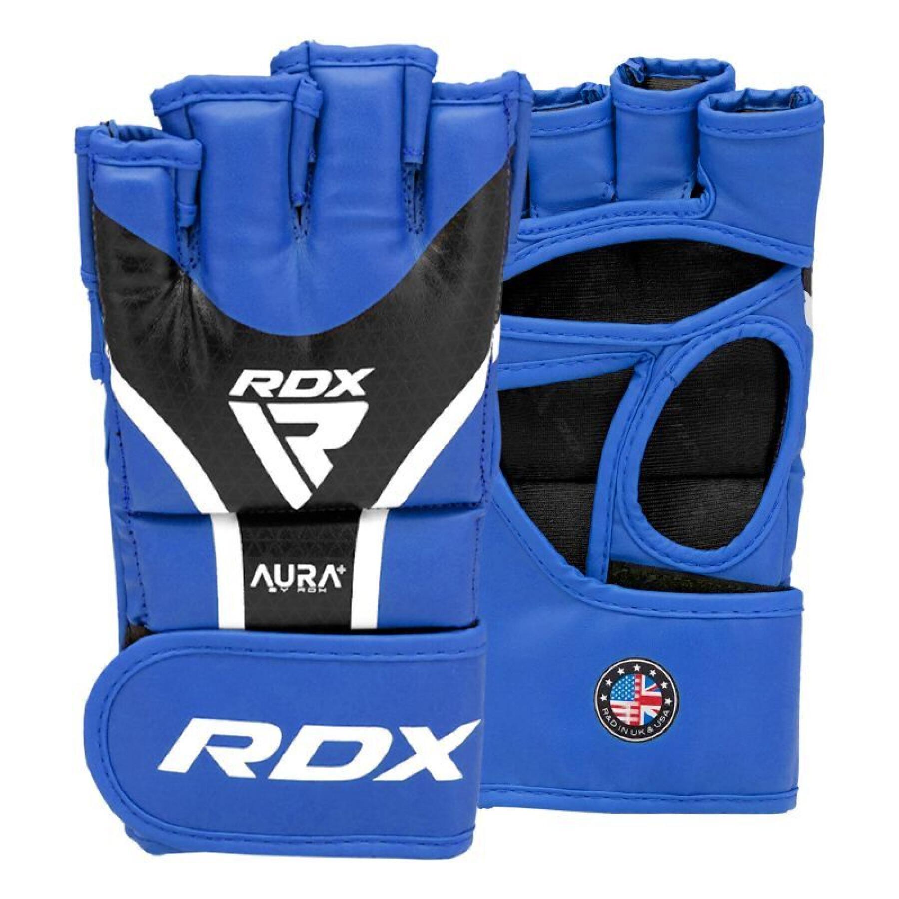 Guantes MMA RDX Azul Negro - GGR-T17UB