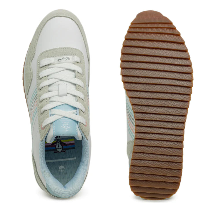 Tenis PENGUIN Dama Margot Blanco Azul Lila - 06-160278-3