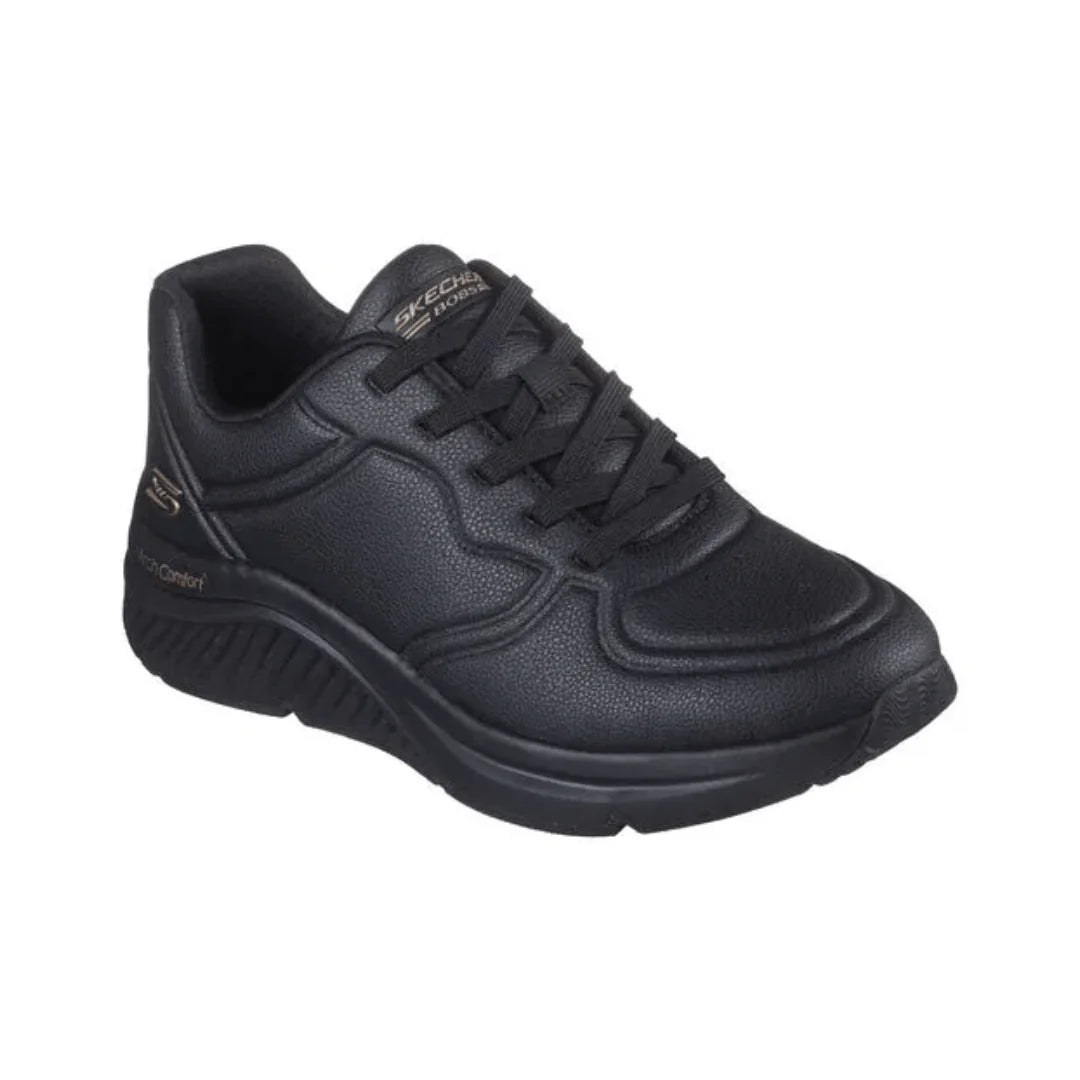 Tenis STEKECHERS Dama Bobs Arch Comfort B Sweet A Bind Todo Negro - 117560-BBK