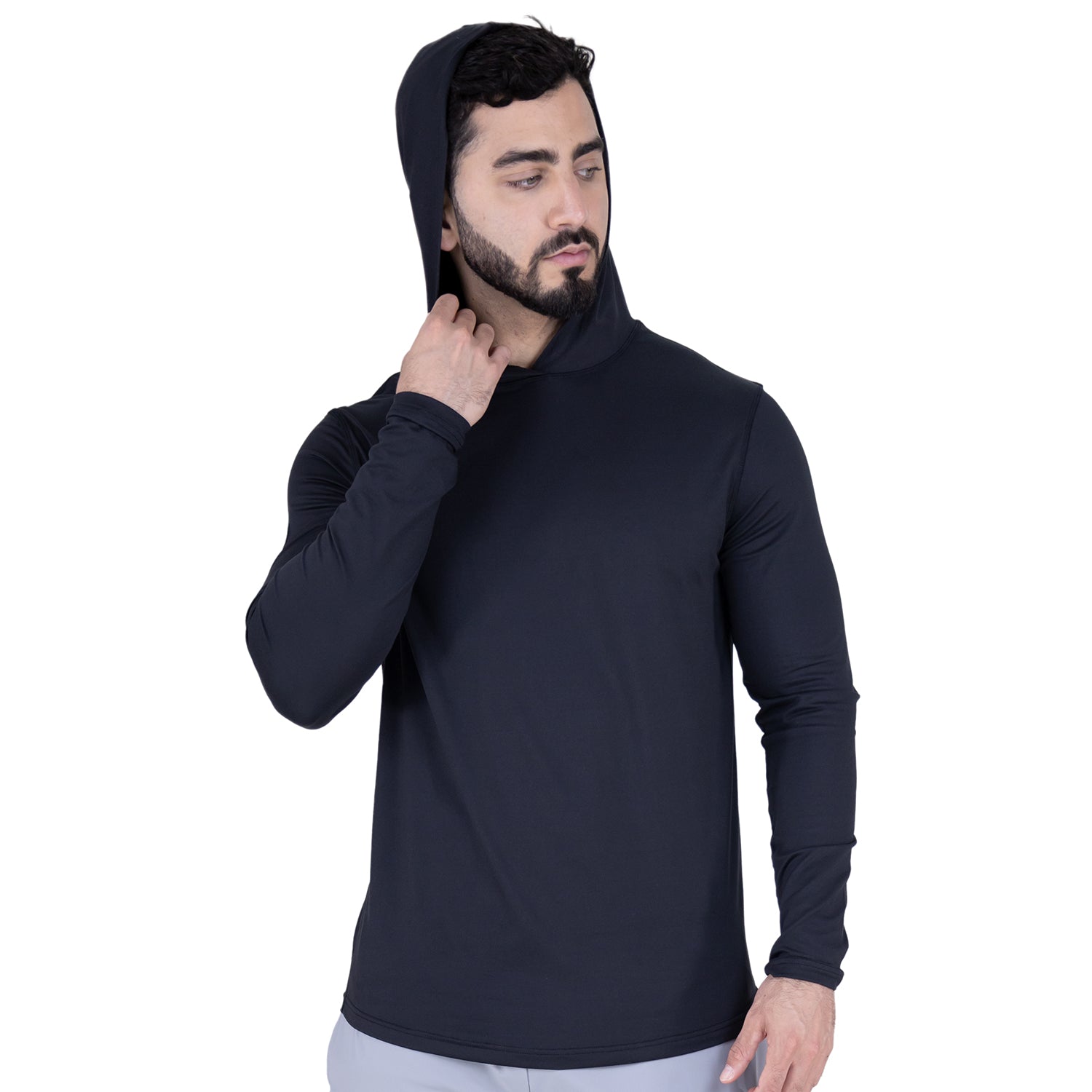 Hoodye EVERLAST Hombre Negro Algodón Training - EV94HEM551