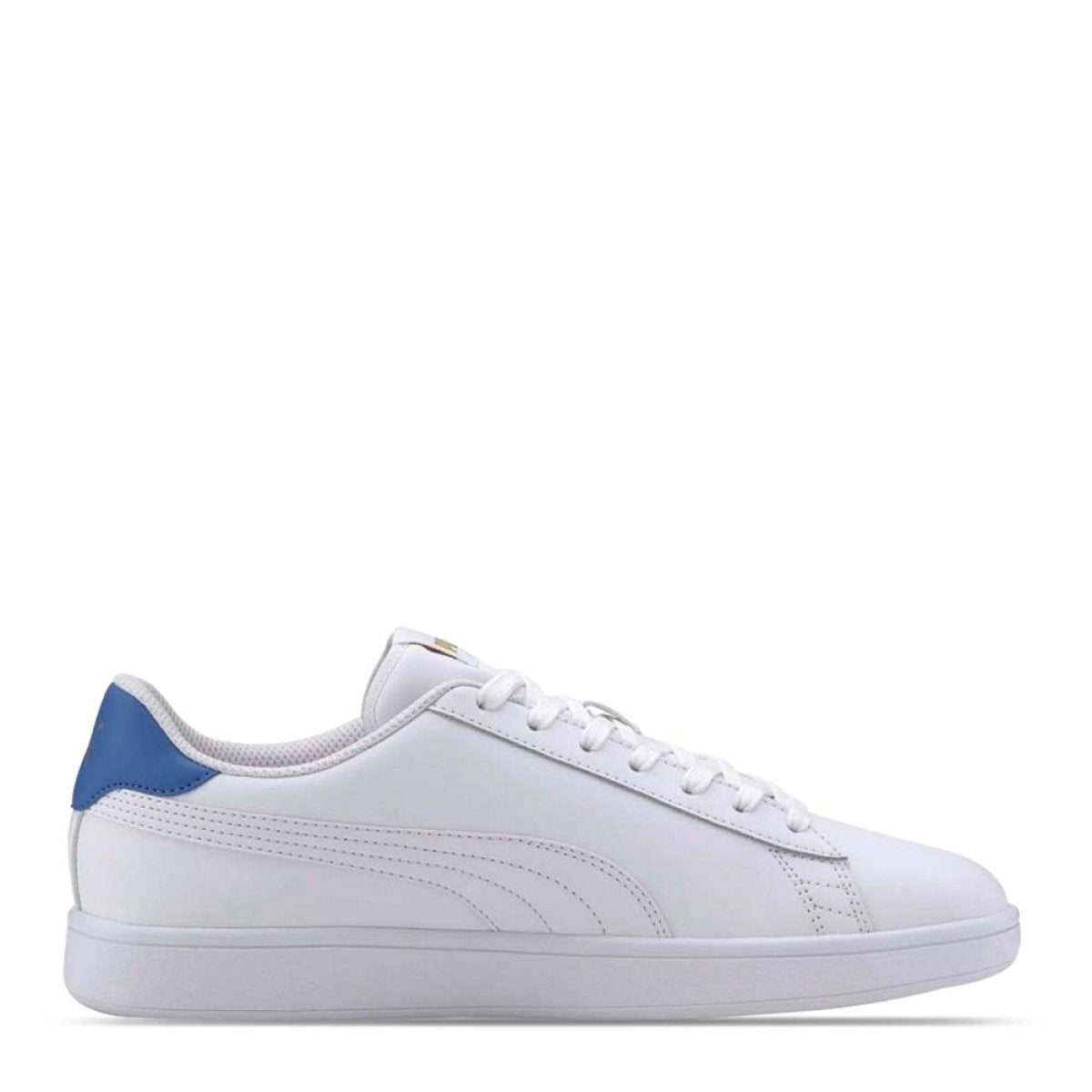 Tenis PUMA Hombre Smash V2 L Blanco Azul - 365215-18
