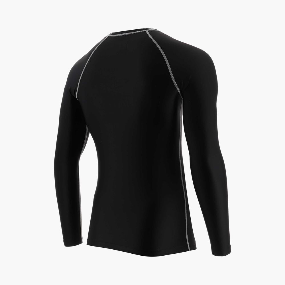 Camiseta SPEEDO Manga Larga Natacion Negra Hyden- 8N010130000