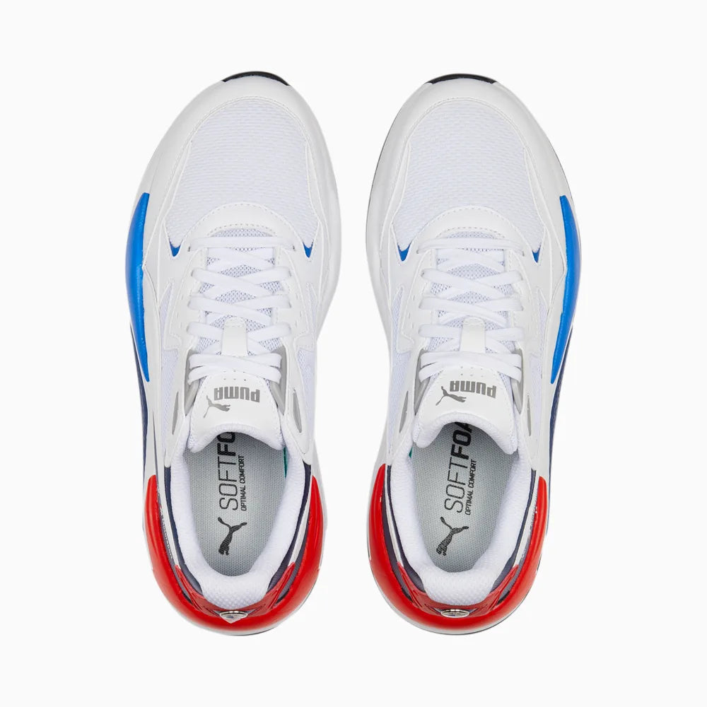 Tenis PUMA Hombre BMW Mms X-ray Speed Blanco Azul Rojo - 307137-04