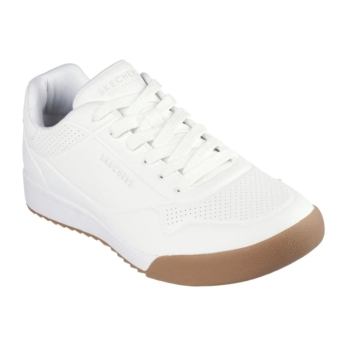 Tenis SKECHERS Hombre Zinger 2.0 Blanco Cuero The Armen - 183283-WHT