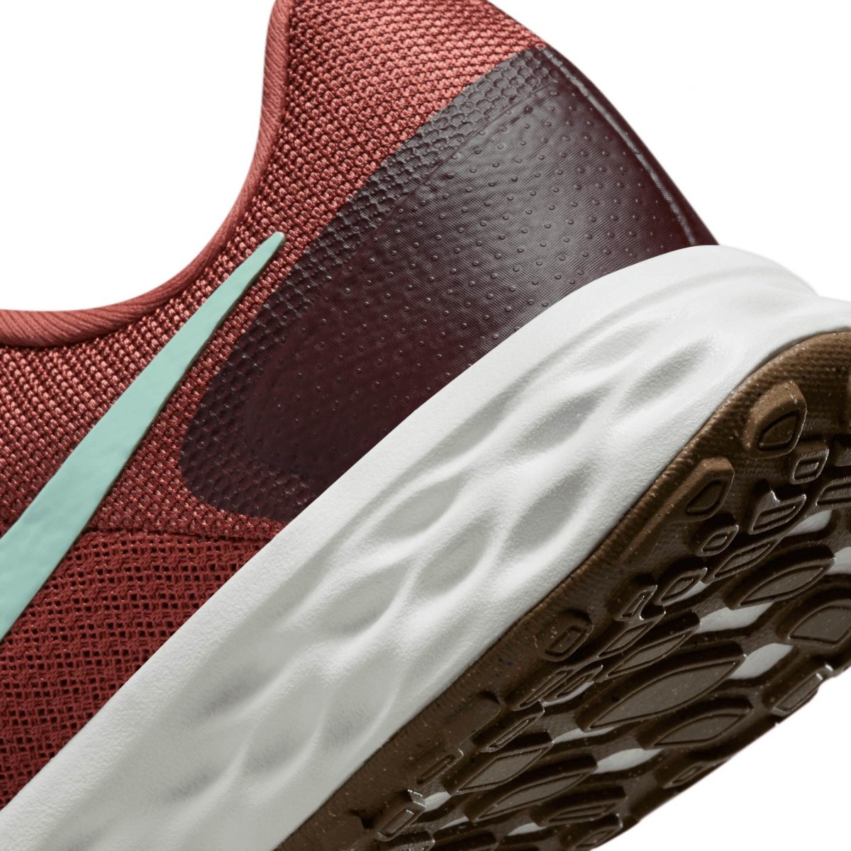 Tenis Nike Dama Revolution 6 NN Rojo Gris - DC3729-602