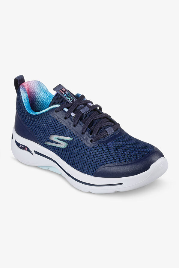 Tenis Dama SKECHERS Go Walk Arch Fit Azul Azul - 124868-NVTQ