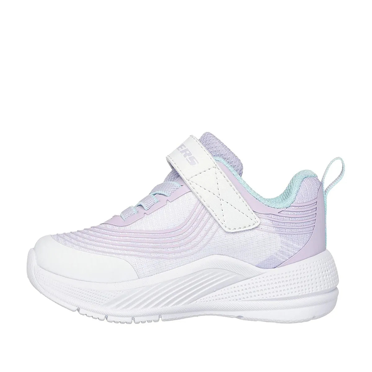 Tenis SKECHERS Junior Microspec Advance Lila Blanco - 303575N-WLVM