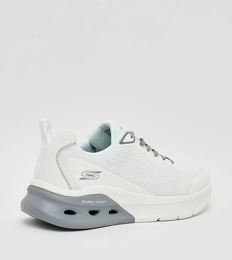 TENIS SKECHERS BOBS ARC WAVES 2.0 CLASS RANK TODO BLANCO HOMBRE - 118340-WHT