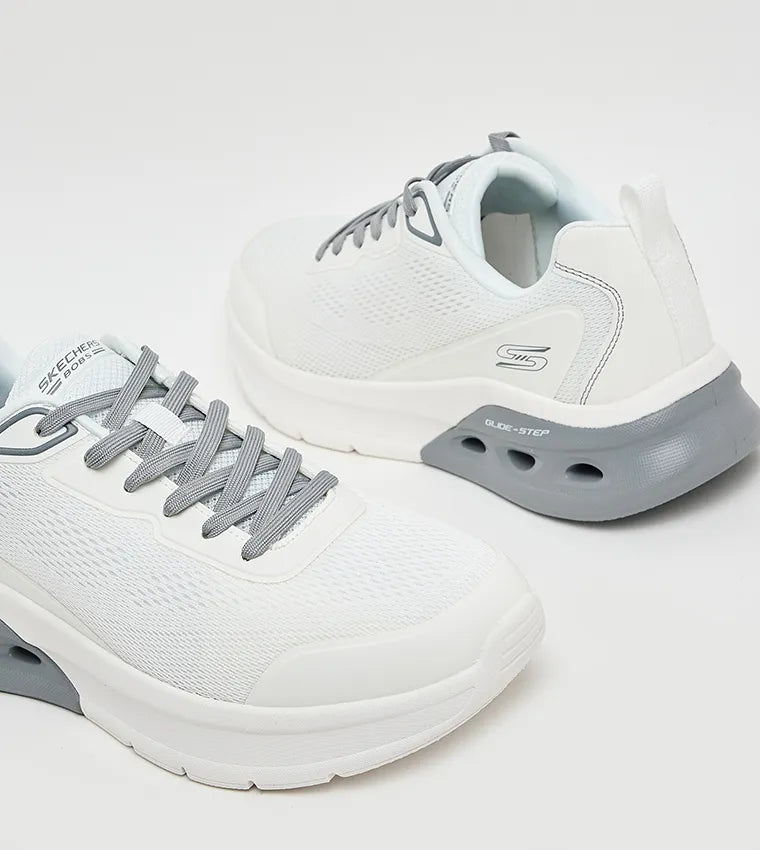 TENIS SKECHERS BOBS ARC WAVES 2.0 CLASS RANK TODO BLANCO HOMBRE - 118340-WHT