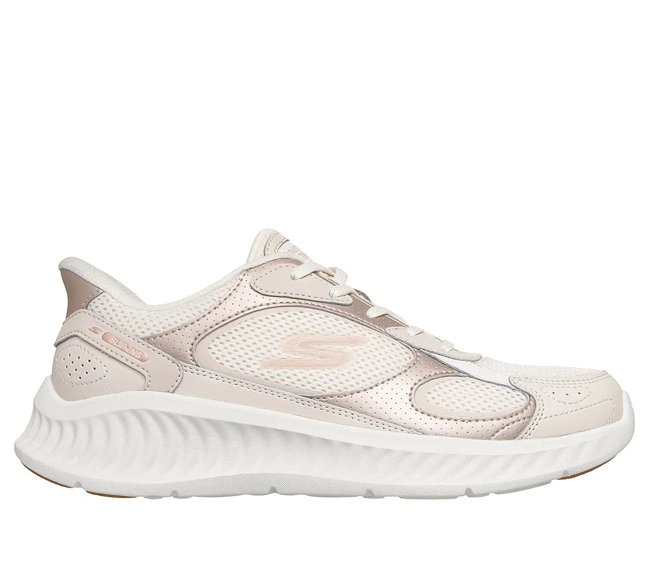 Tenis SKECHERS DAMA TENIS GO WALK NOW AURA BEIGE - 125662-RSGD
