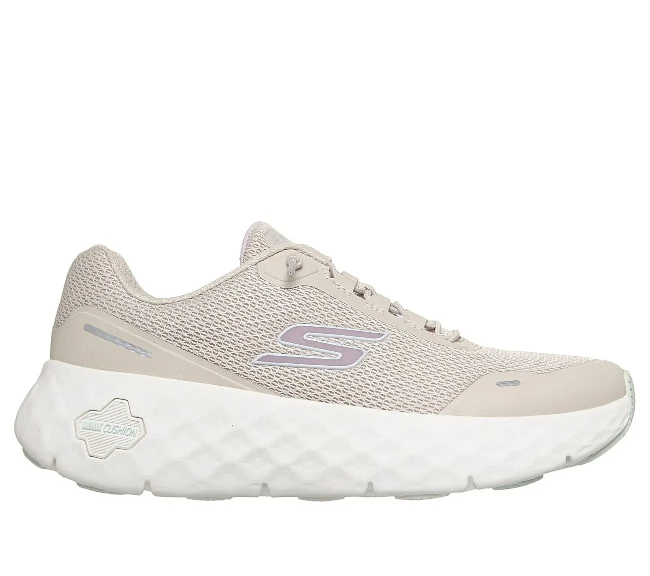 TENIS SKECHERS GO WALK MAX CUSHIONING FLEX NATURAL MUJER   -126030-NAT