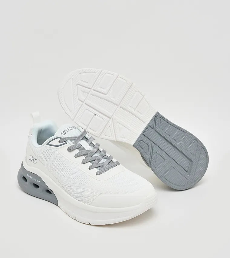 TENIS SKECHERS BOBS ARC WAVES 2.0 CLASS RANK TODO BLANCO HOMBRE - 118340-WHT