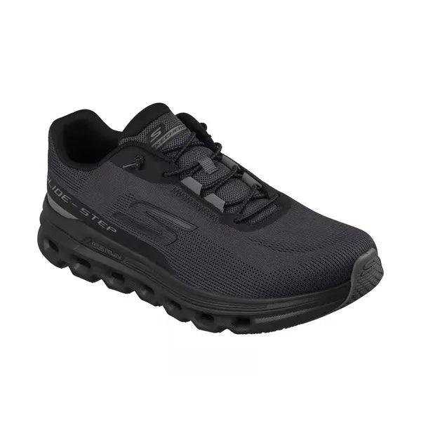 TENIS GO RUN GLIDE STEP ARCH FIT NEGRO GRIS HOMBRE  - 221121-BKCC