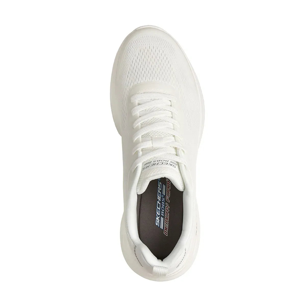TENIS SKECHERS BOBS ARC WAVES 2.0 CLASS RANK TODO BLANCO HOMBRE - 118340-WHT